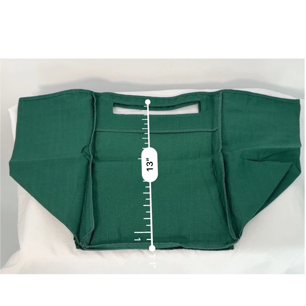 Longaberger Personal File Fabric Basket Liner Ivy Green 2869686 New 105-17